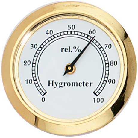 Visol VAC717 Modern Small Circular Digital Hygrometer